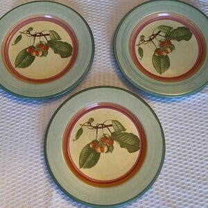 Villeroy & Boch Plates - French Country a Cherry Pattern Set of 3